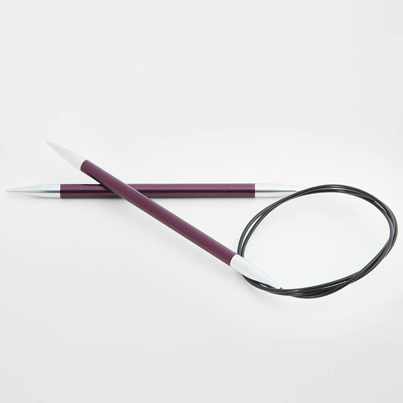 Knit Pro ZING apļa adāmadatas 6.00 mm 40 cm