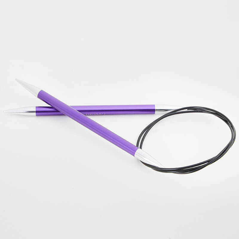 Knit Pro ZING apļa adāmadatas 7.00 mm 40 cm