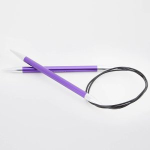 Knit Pro ZING apļa adāmadatas 7.00 mm 60 cm