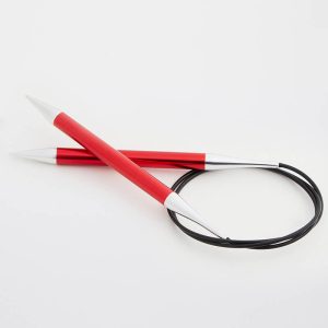 Knit Pro ZING apļa adāmadatas 9.00 mm 80 cm