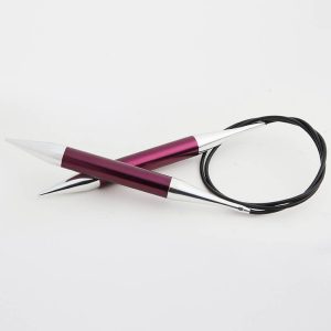 Knit Pro ZING apļa adāmadatas 12.0mm 80 cm