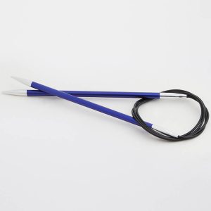 Knit Pro ZING apļa adāmadatas 4.5mm 80 cm