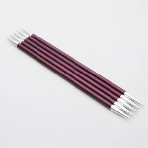 Knit Pro ZING zeķu adatas 15 cm 6.00 mm