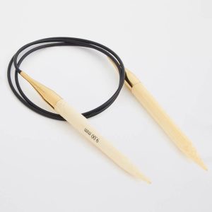 Knit Pro Bamboo apļa adāmadatas 3.5 mm 80 cm