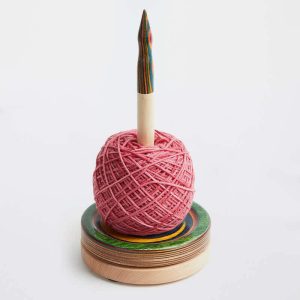 Dzijas turētājs koka rotējošs "Krāsains " KnitPro