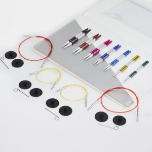 Deluxe īso maināmo adatu komplekts Smart Stix Knit Pro