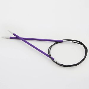 Knit Pro ZING apļa adāmadatas 3.75 mm 40 cm