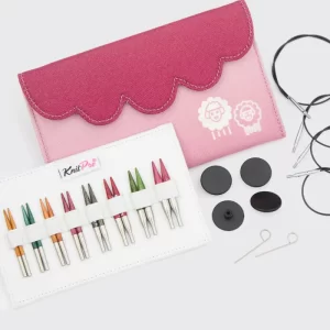 DREAMZ Knit Pro 5cm īso apļa adāmadatu komplekts  "Mini"