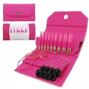 Īsu noņemamu adatu komplekts 7 cm Blush Magenta Lykke