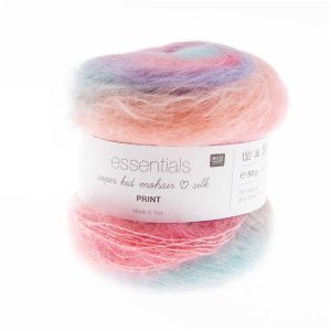 ESSENTIALS SUPER KID MOHAIR LOVES SILK PRINT 002