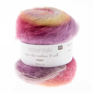 ESSENTIALS SUPER KID MOHAIR LOVES SILK PRINT 003