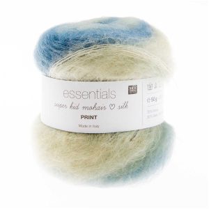 ESSENTIALS SUPER KID MOHAIR LOVES SILK PRINT 006