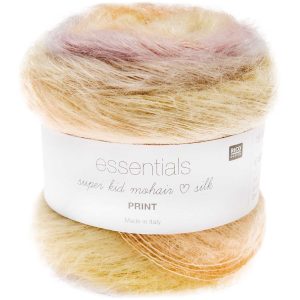 ESSENTIALS SUPER KID MOHAIR LOVES SILK PRINT 007