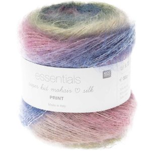 ESSENTIALS SUPER KID MOHAIR LOVES SILK PRINT 008