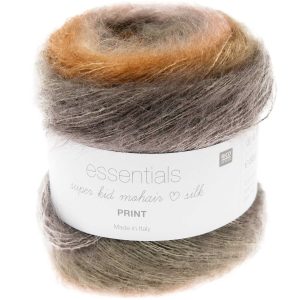 ESSENTIALS SUPER KID MOHAIR LOVES SILK PRINT 009