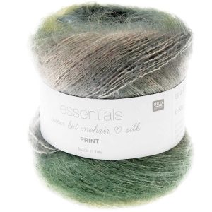 ESSENTIALS SUPER KID MOHAIR LOVES SILK PRINT 010