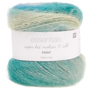 ESSENTIALS SUPER KID MOHAIR LOVES SILK PRINT 011
