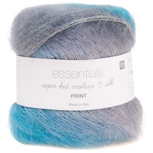 ESSENTIALS SUPER KID MOHAIR LOVES SILK PRINT 013