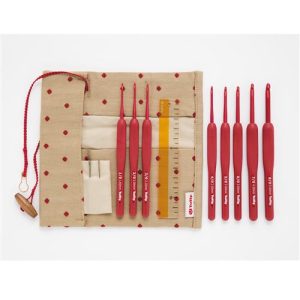 Tulip  ETIMO RED crochet needle set