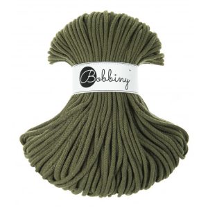 BOBBINY BRAIDED CORDS 5MM Premium AVOCADO