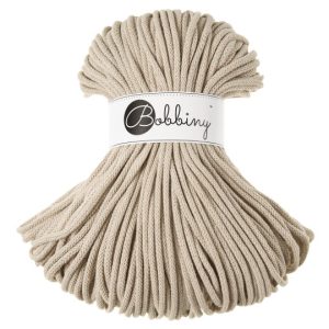 BOBBINY  BRAIDED CORDS 5MM Premium BEGE