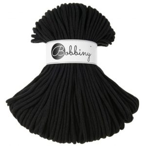 BOBBINY BRAIDED CORDS 5MM Premium BLACK