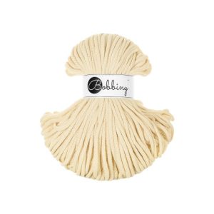 BOBBINY BRAIDED CORDS 5MM Premium BUTTER YELLOW