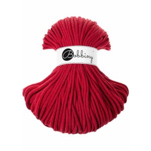 BOBBINY BRAIDED CORDS 5MM Premium CLASSIC RED