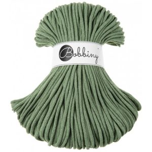 BOBBINY BRAIDED CORDS 5MM Premium EUCALYPTUS GREEN