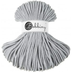 BOBBINY BRAIDED CORDS 5MM Premium LIGHT GREY