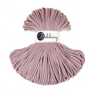 BOBBINY BRAIDED CORDS 5MM Premium  MAUVE