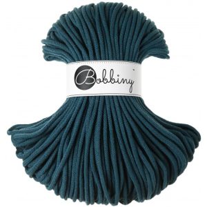 BOBBINY BRAIDED CORDS 5MM Premium  PEACOCK BLUE
