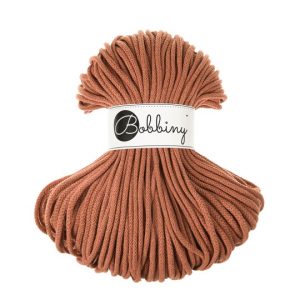BOBBINY BRAIDED CORDS 5MM Premium TERRACOTTA
