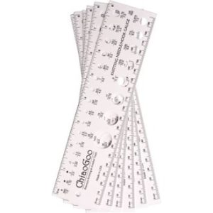 ChiaoGoo adāmadatu izmēra mērītājs (lineāls) 20 cm