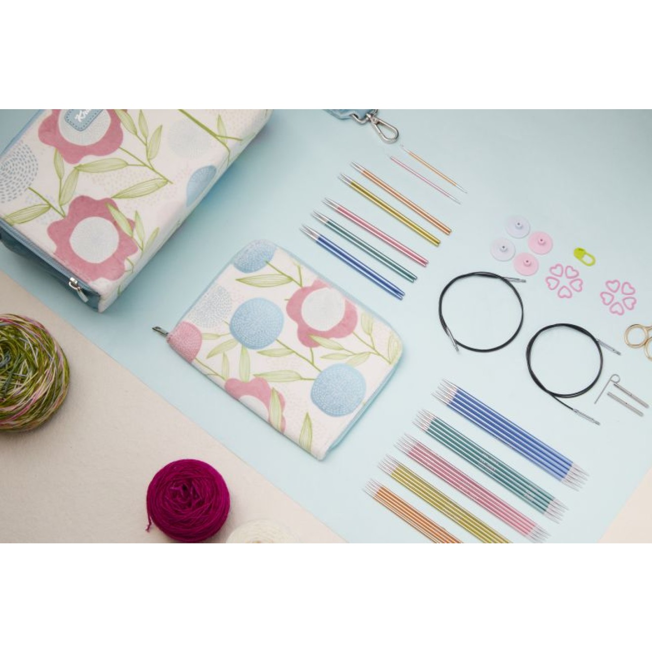 KnitPro Sweet Affair – maināmo un zeķu adatu komplekts