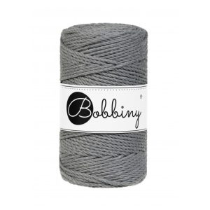Stone Grey 3PLY Macramé Rope 3mm