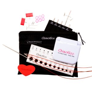 ChiaoGoo TWIST MINI maināmo adāmadatu komplekts 10 cm (1,5–2,5 mm)