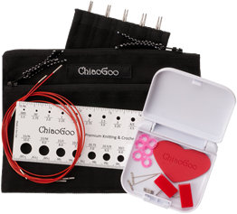 ChiaoGoo TWIST MINI maināmo adāmadatu komplekts 13 cm (1,5–2,5 mm)