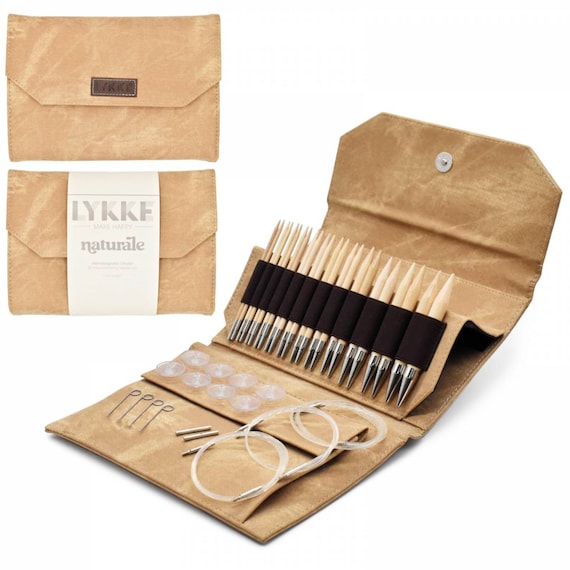 LYKKE Natural Tan Denim – 12 см, 12 pāru maināmo adāmadatu komplekts