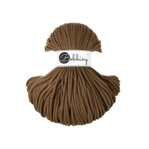 BOBBINY BRAIDED CORDS 5MM Premium NUD BROWN