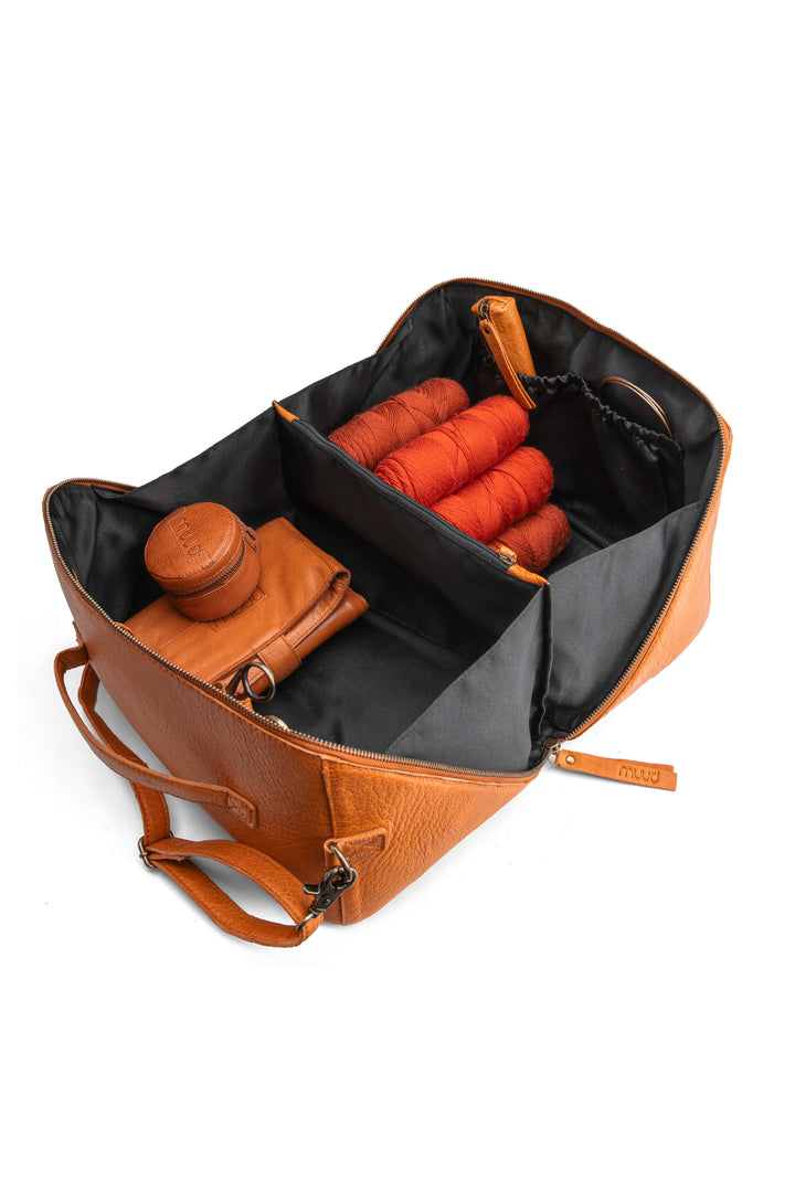 Muud Cleo XL Project Bag Whisky - Image 3
