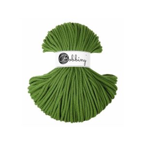 BOBBINY BRAIDED CORDS 5MM Premium MOOS GREEN